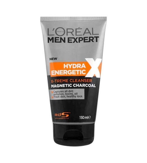 Loreal Men Expert Hydra Energetic X-Treme Cleanser Magnetic Charcoal Face Wash 150ml